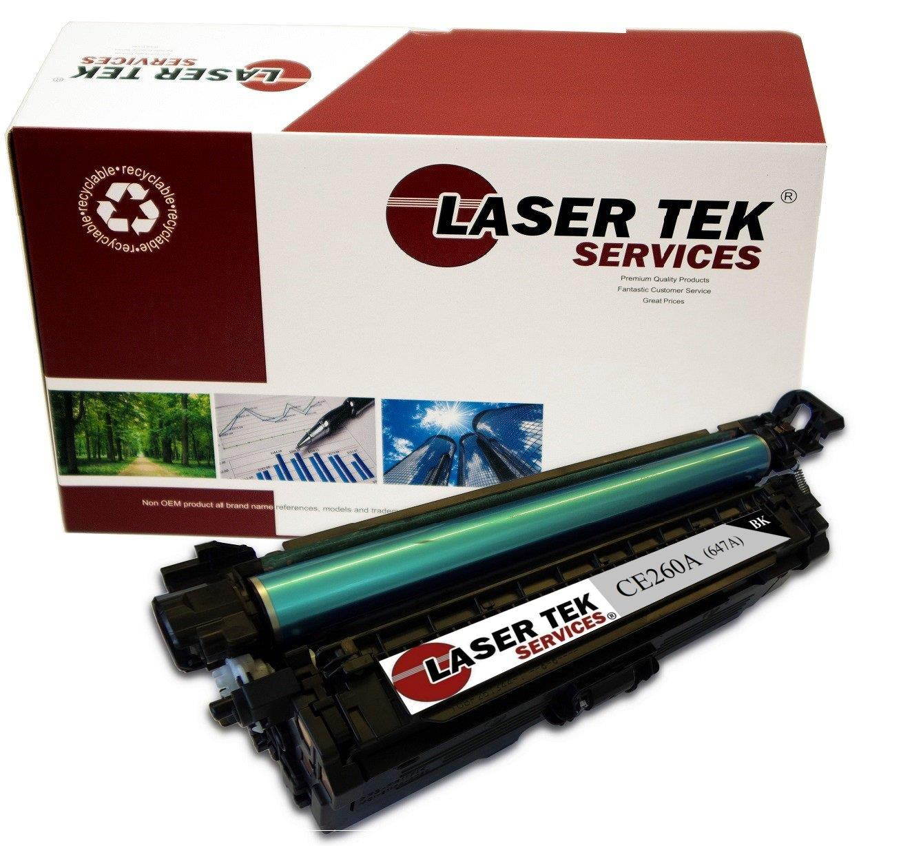 Laser Tek Services&reg; Replacement HP CE260A (647A) Black High Yield Toner Cartridge
