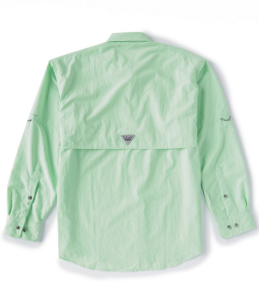 Columbia PFG Bahama II Omni-Shade Long-Sleeve Solid Shirt
