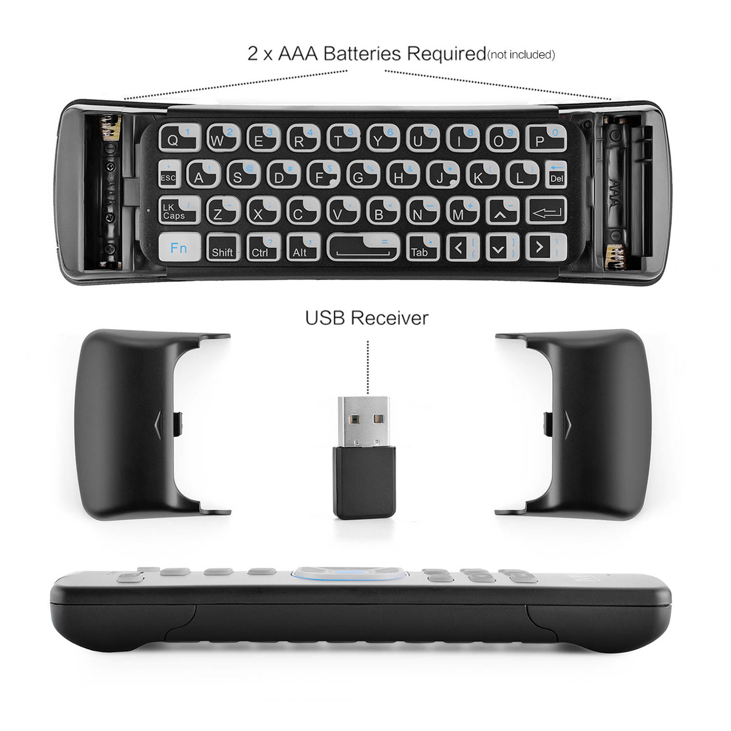 MINIX Neo W2    2.4GHz Wireless Windows Remote, Backlit Air Remote Control, Sold Directly by MINIX Technology Limited.