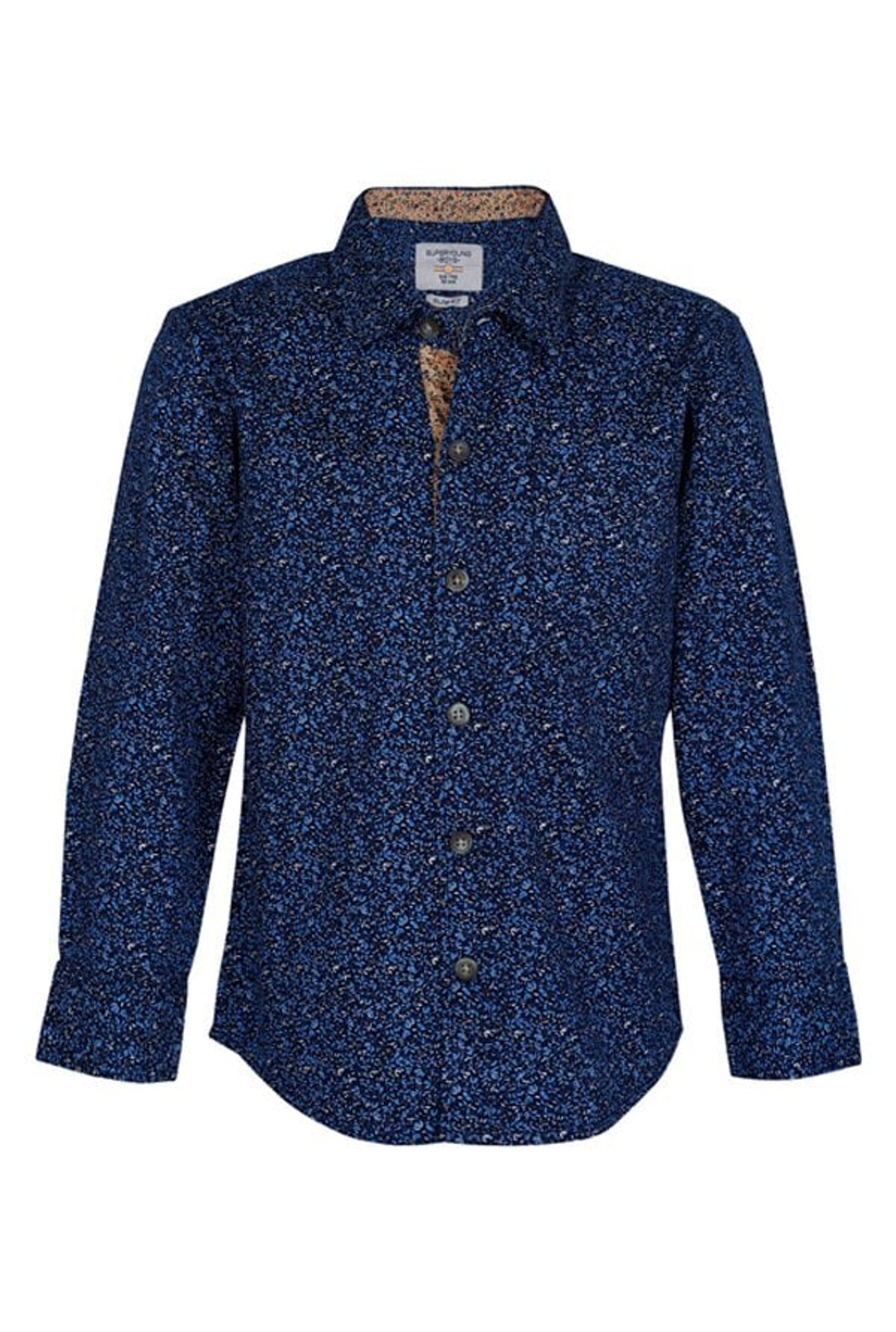 Superyoung Boys Blue Printed Shirt