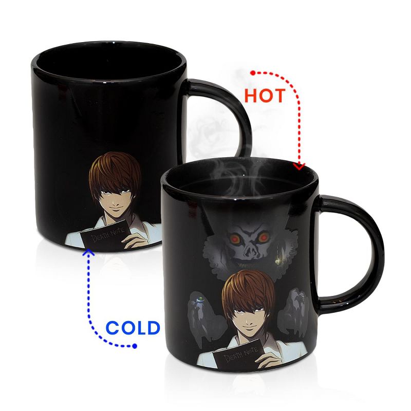 Just Funky Death Note Coffee Cup | Heat-Changing 16 Ounce Ceramic Anime Coffee Mug