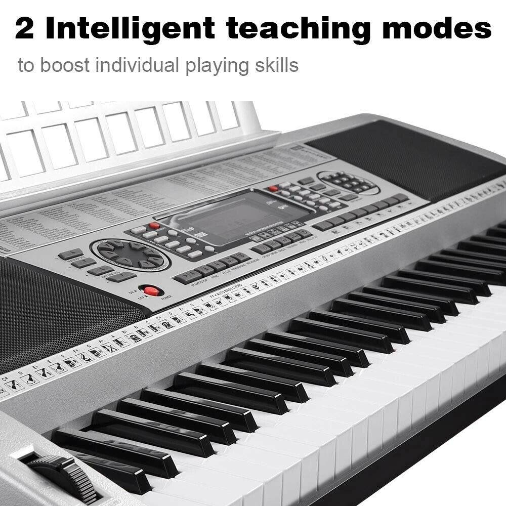 61 Key Electronic Keyboard Digital Piano Electric LCD Music Organ Kids Xmas Gift