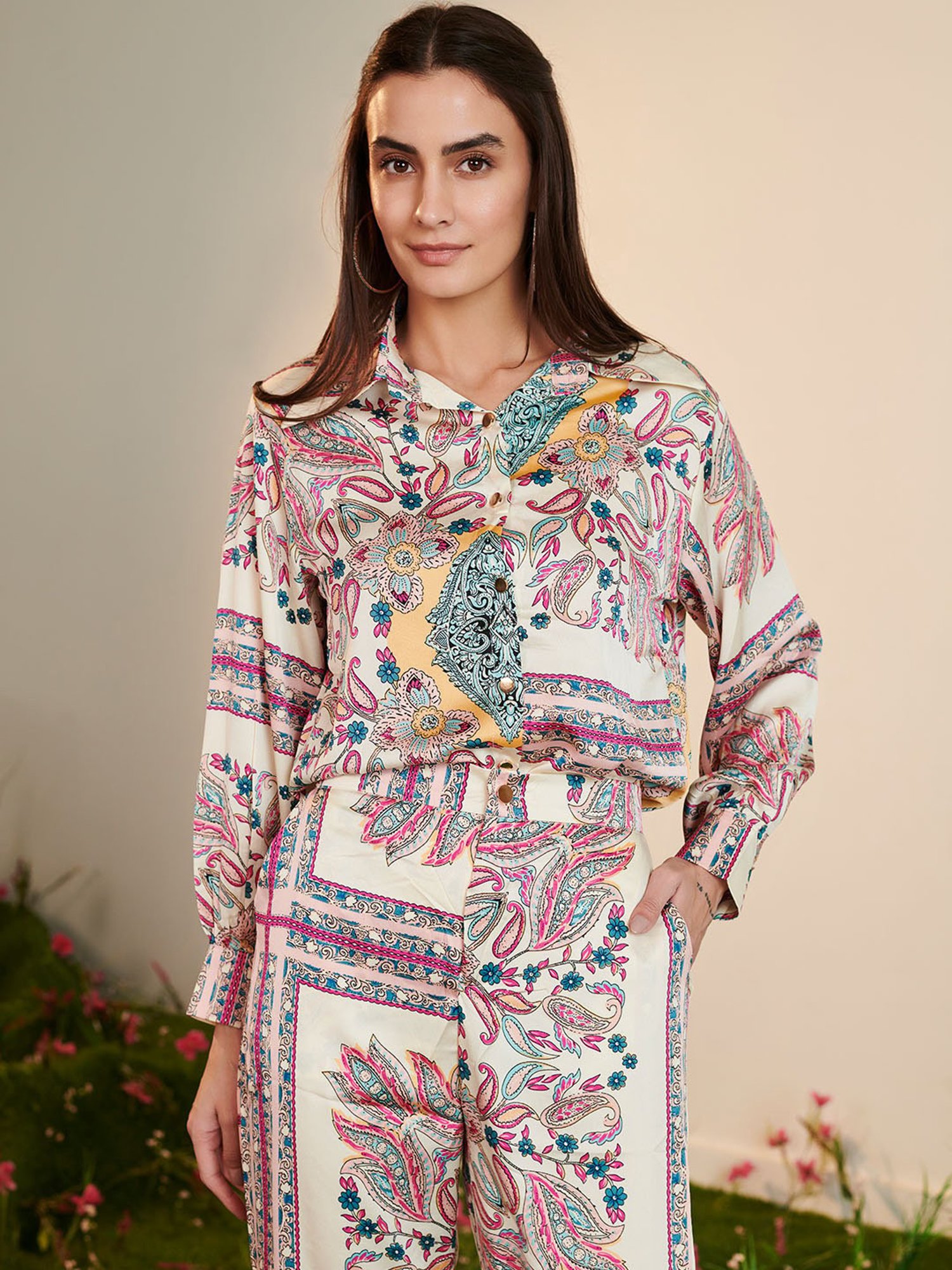 Dusk Attire Multicolor Ophelia Co-ord Set