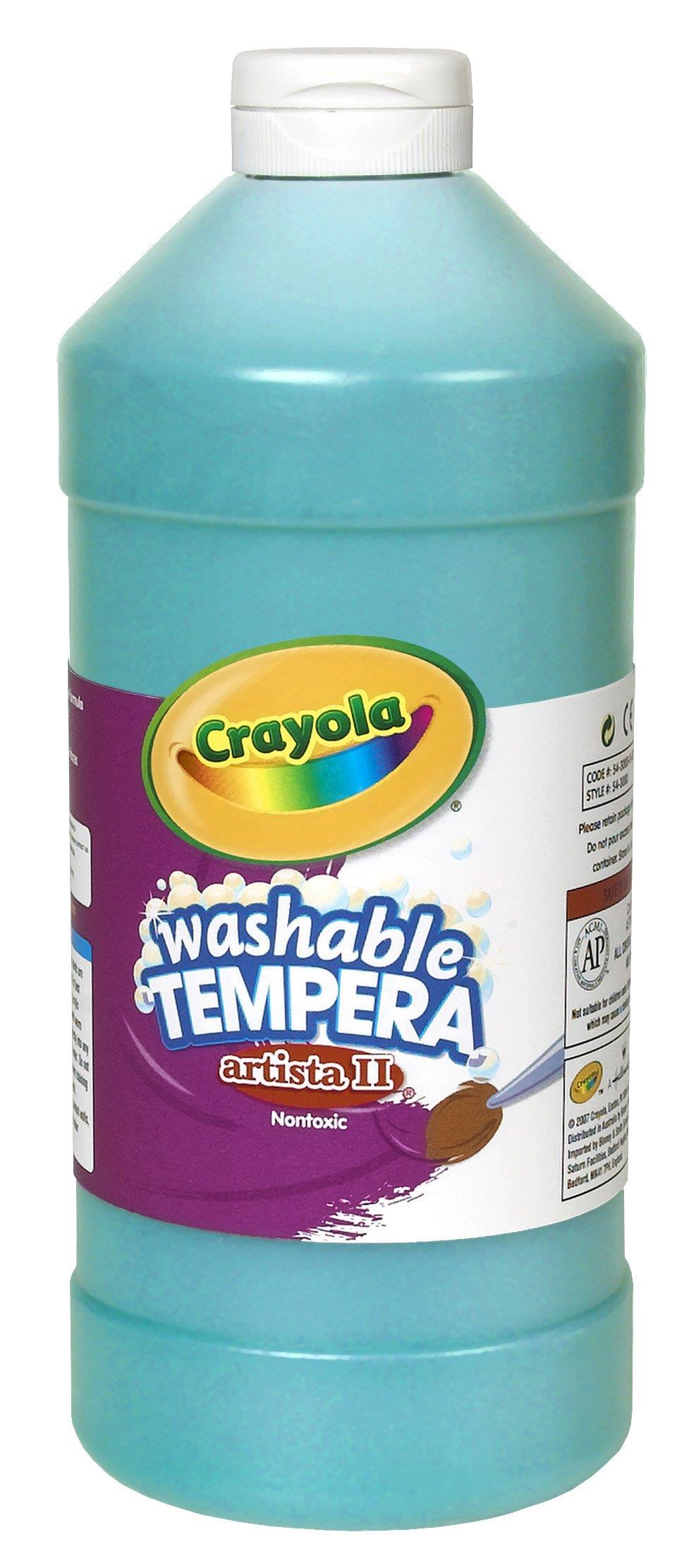 Washable Tempera Paint, 32oz, Turquoise CYO543132048
