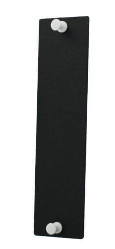 Leviton BLANK Duplex ST Coupling Fiber Optic Patch Panel Plate 5F100-BLK