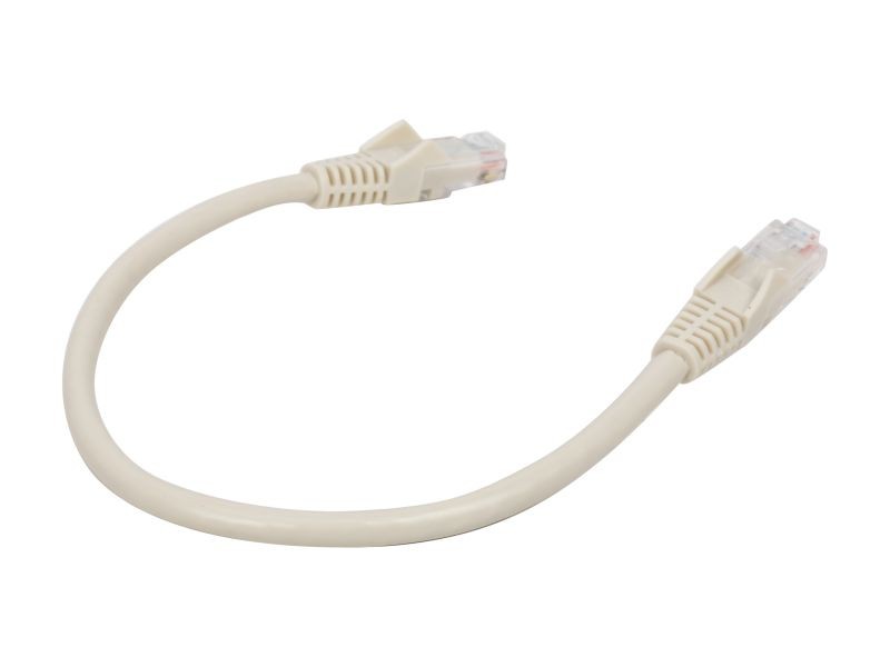 TRIPP LITE N201-001-WH 1 ft. Gigabit Snagless Molded Patch Cable