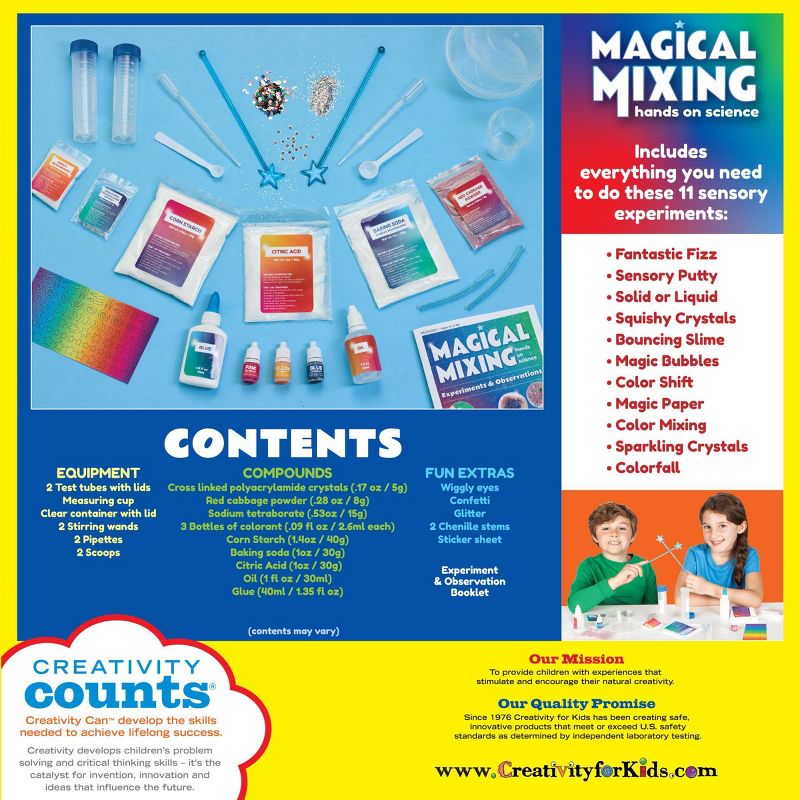 Creativity for Kids Magical Mixing Hands on Science Experiment Set