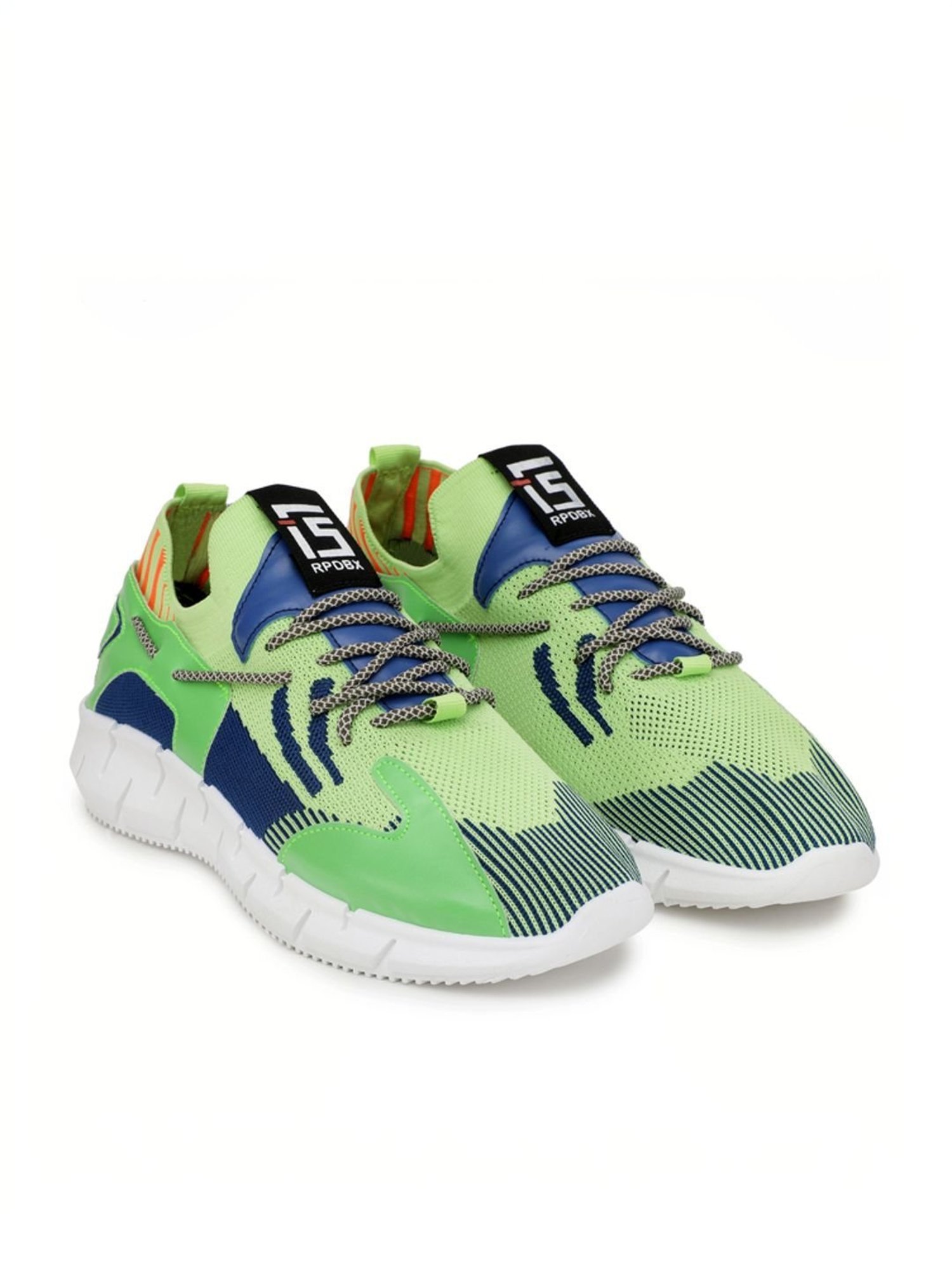 Rapid Box Men's Green Running Shoes