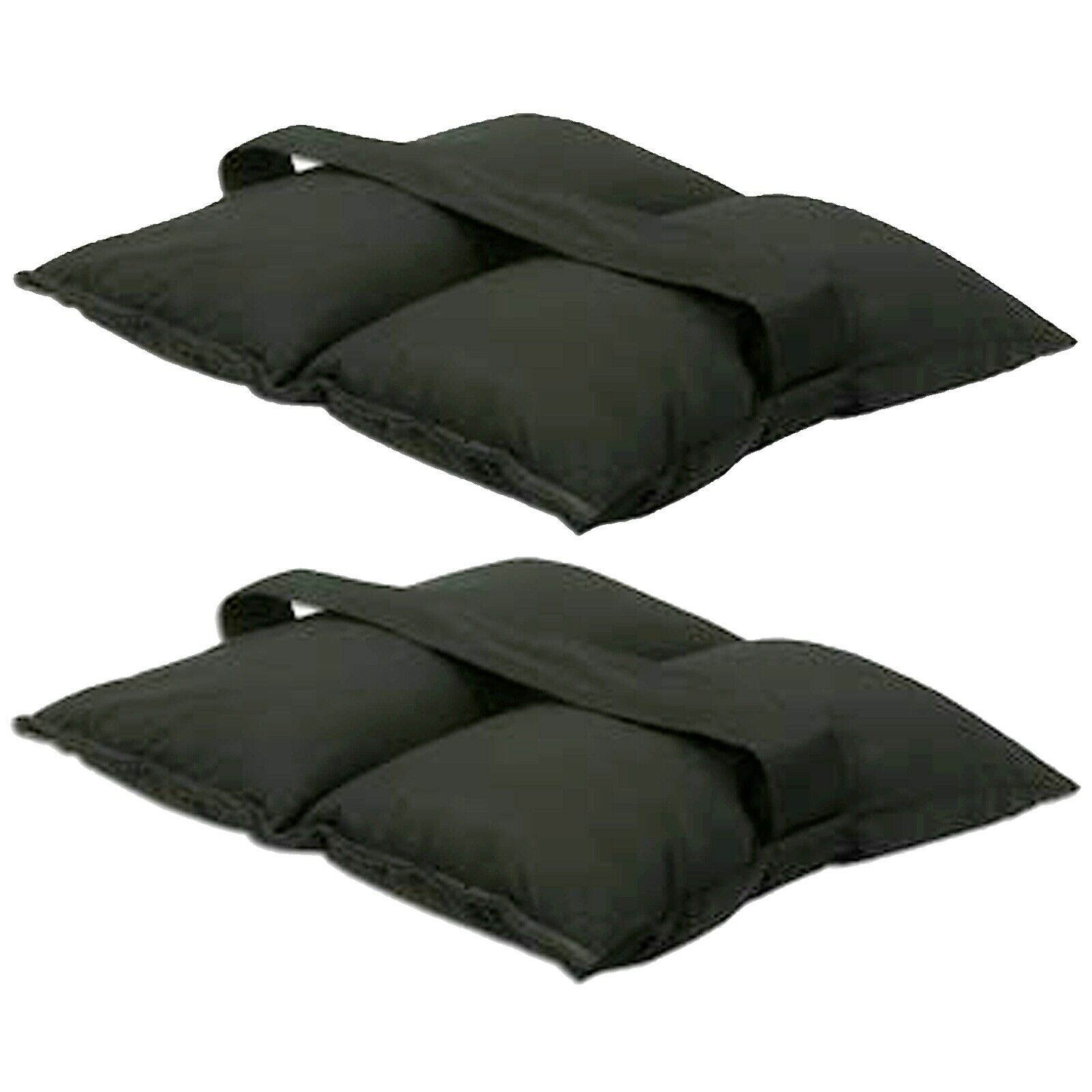 Global Truss GT-SB25 25 lb Black Canvas Sandbags for Lighting & Trussing 2 Pack
