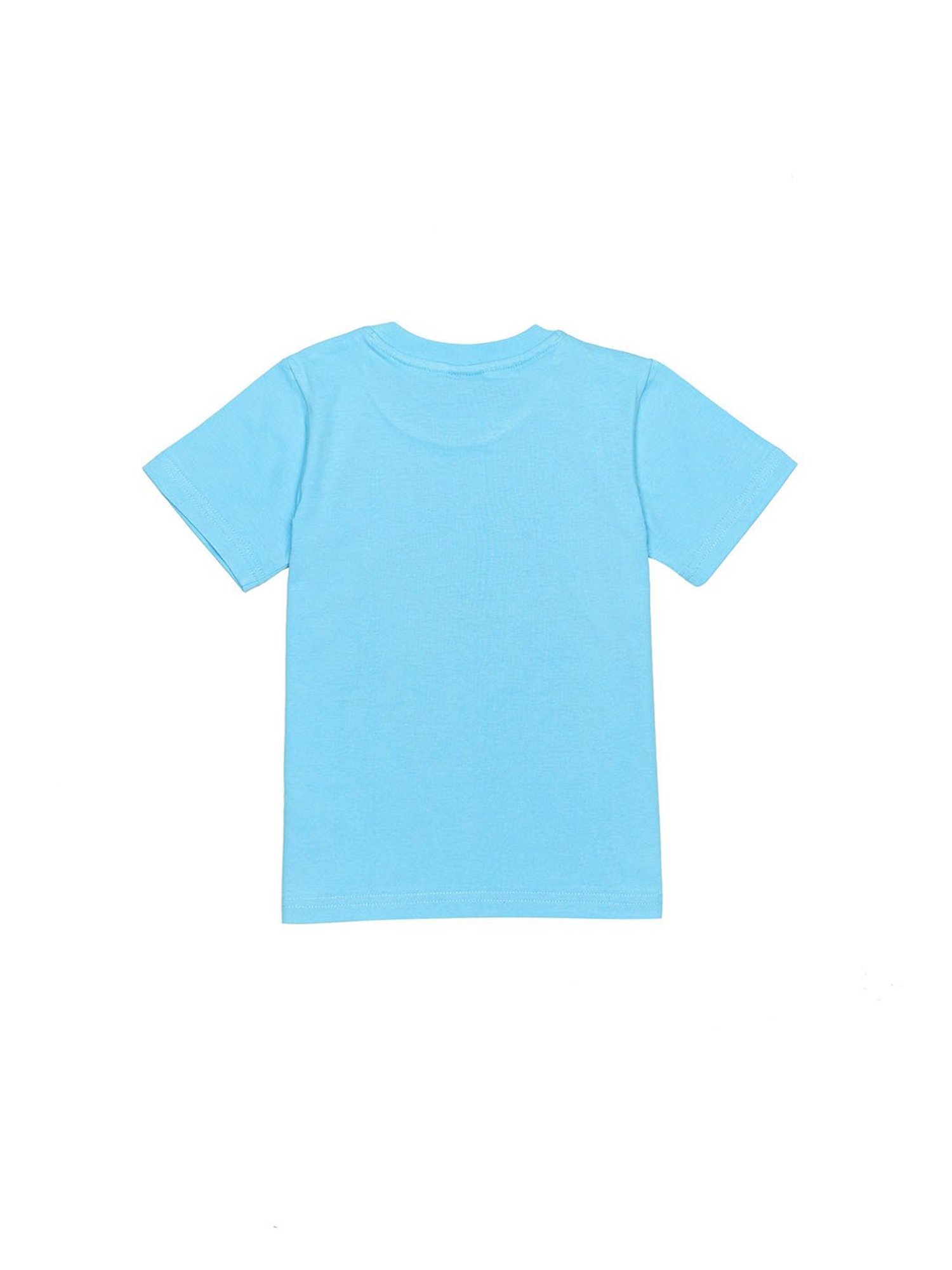H by Hamleys Boys Blue Printed Full Sleeves T-Shirt