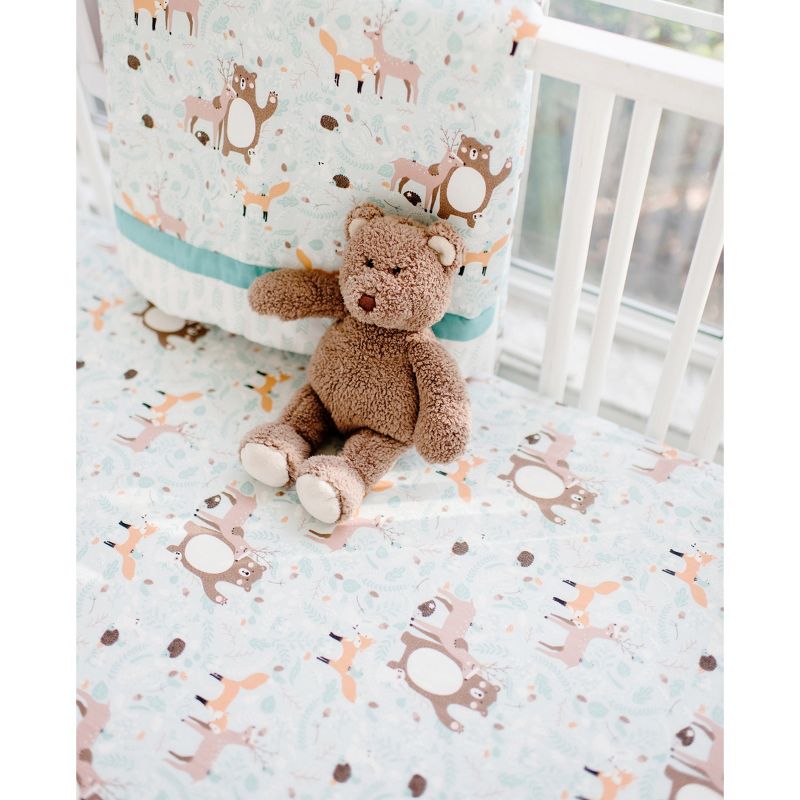 Crib Bedding Set My Baby Sam Aqua