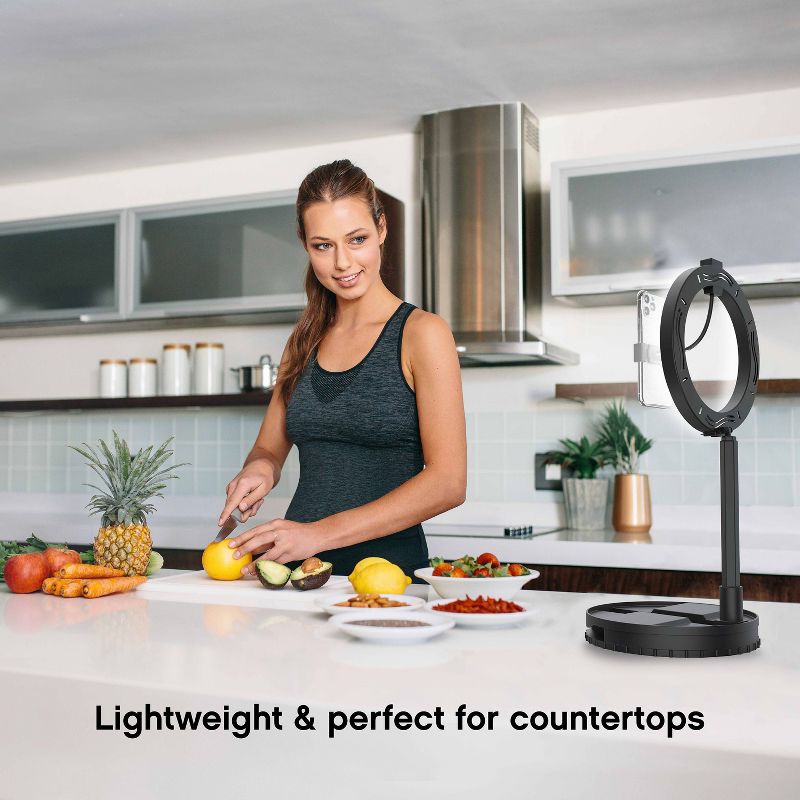 Tzumi Halo Travel Pro 10" LED Ring Light - Black