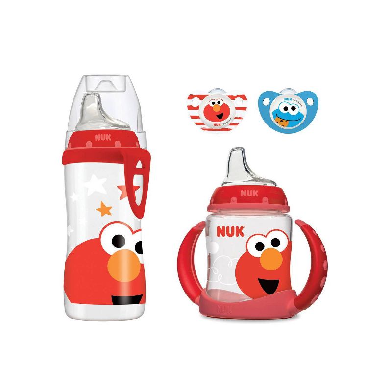 NUK Cup & Pacifier Sesame Street Transitional Bundle