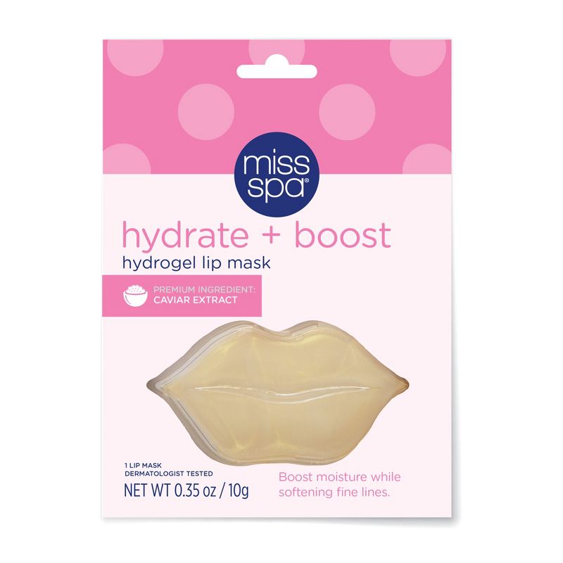 Miss Spa Hydrate and Boost Hydrogel Lip Mask - 1ct/0.35oz
