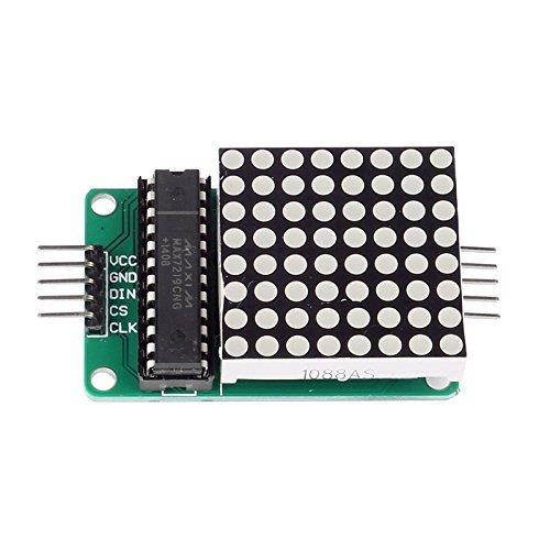 MAX7219 Dot Matrix Module Microcontroller Module Compatible With Arduino by Atomic Market