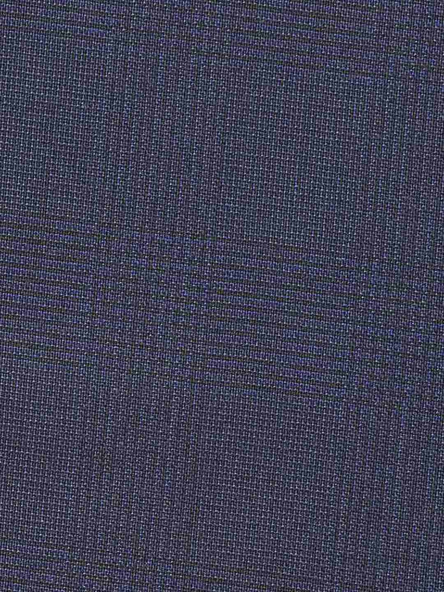 Byford By Pantaloons Navy Slim Fit Self Pattern Trousers