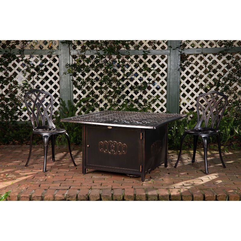 Dynasty Square LPG Fire Pit - Fire Sense