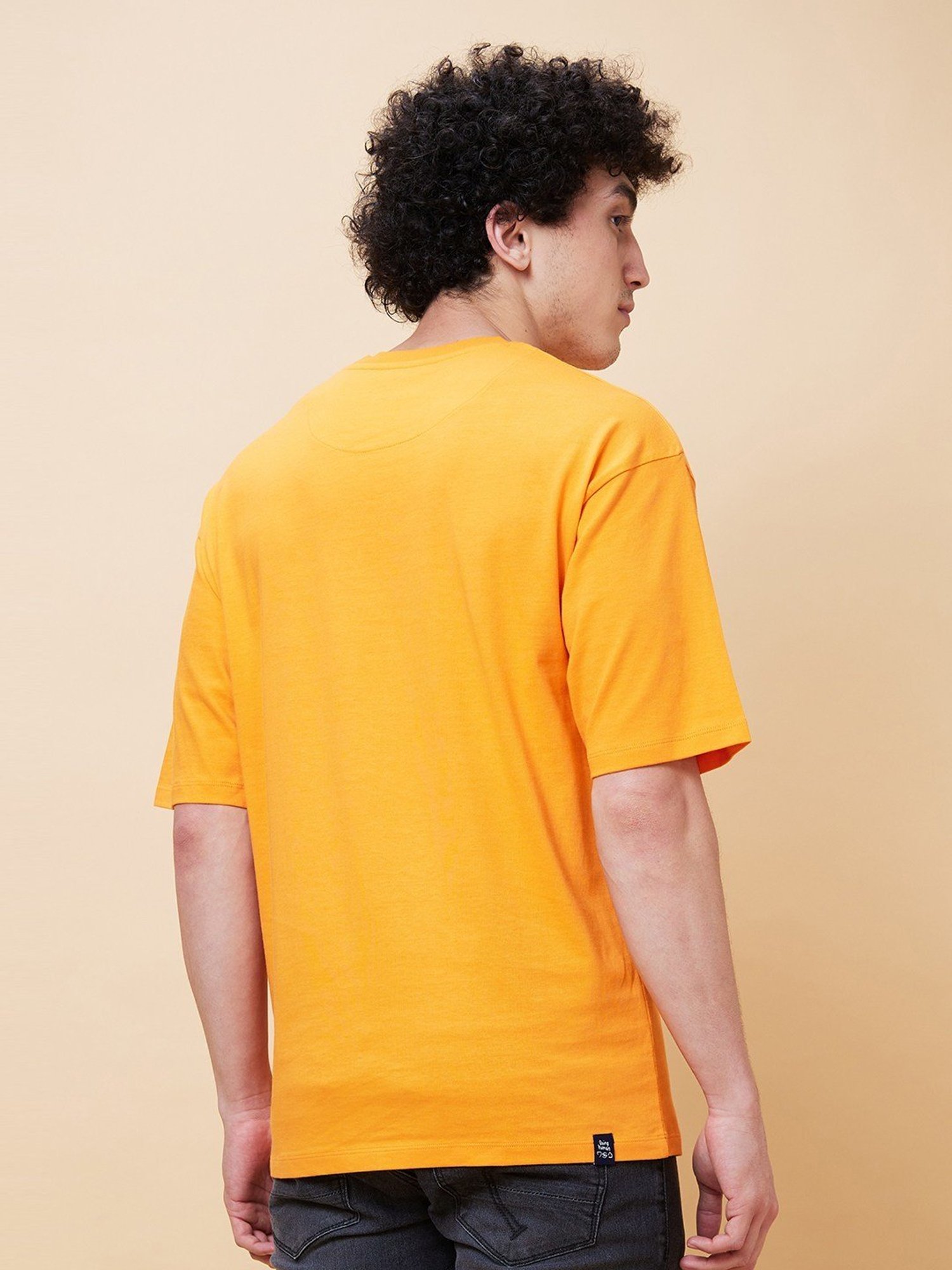 Being Human Orange Regular Fit T-Shirt