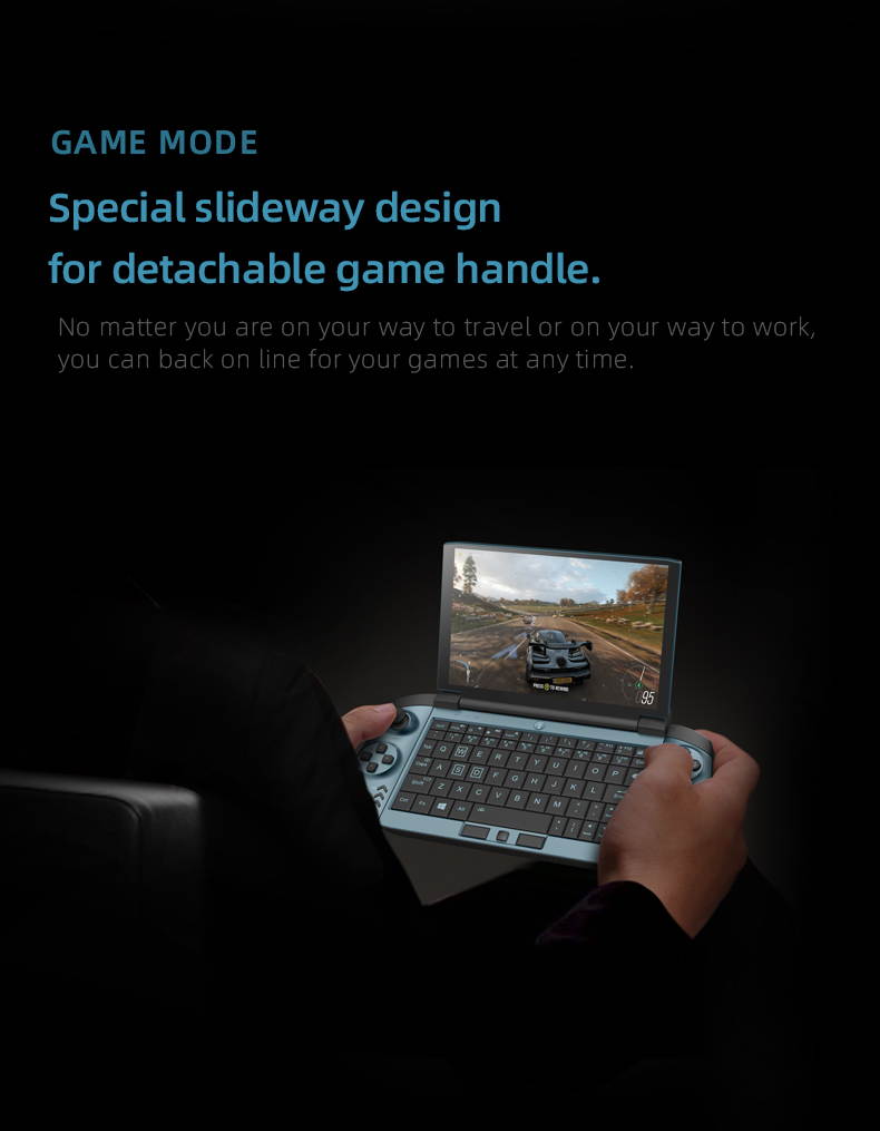 One Netbook OneGx1 Handheld Windows 10 Video Game Console Portable Gameplayer 7 Inch 1920 &times; 1200 Mini Pocket Laptop Intel 10th CPU CoRE I5-10210Y Ultrabook UMPC Tablet PC (16GB/512GB+WiFi)