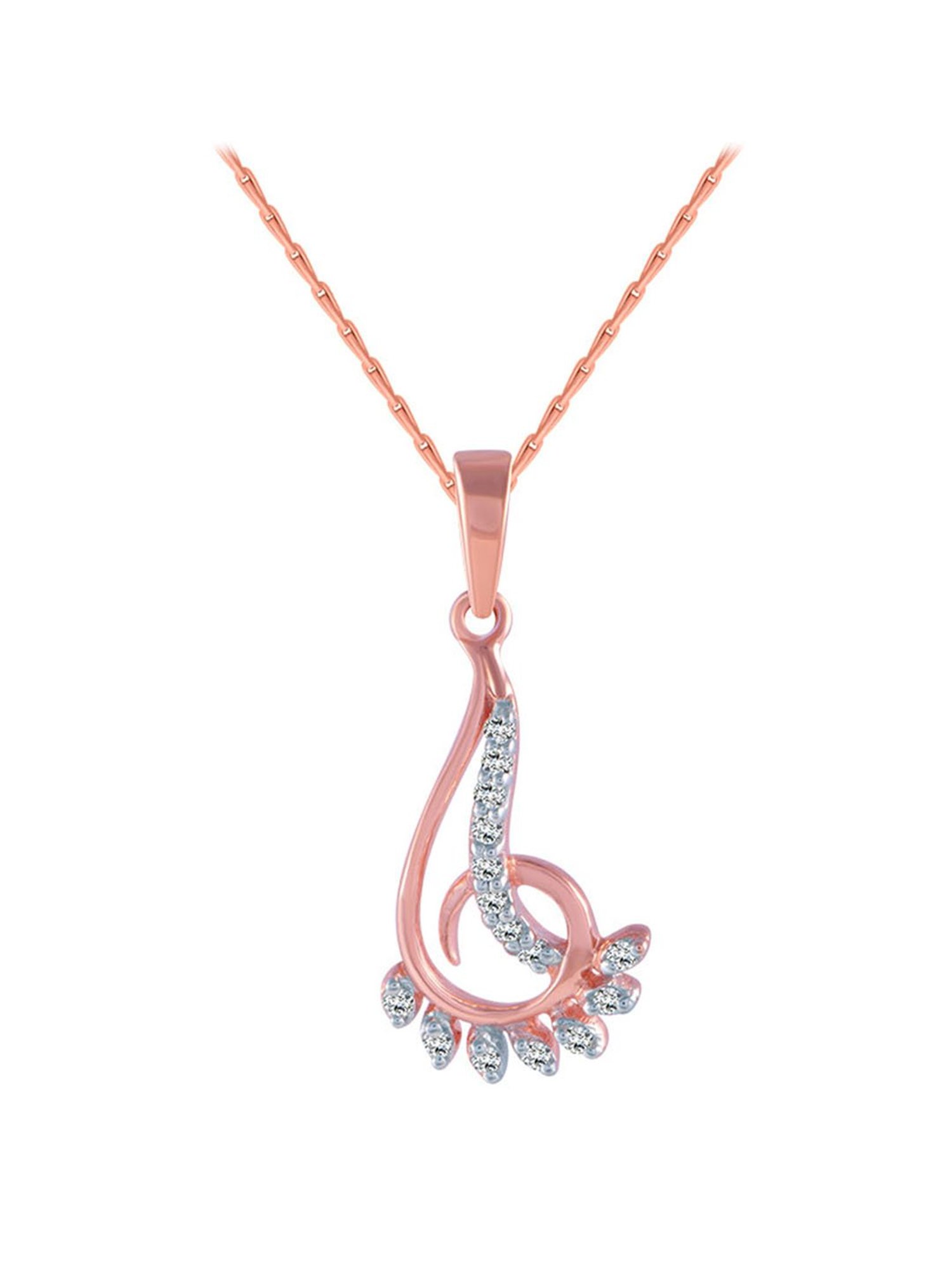 Joyalukkas 18k Gold & Diamond Pendant with Chain