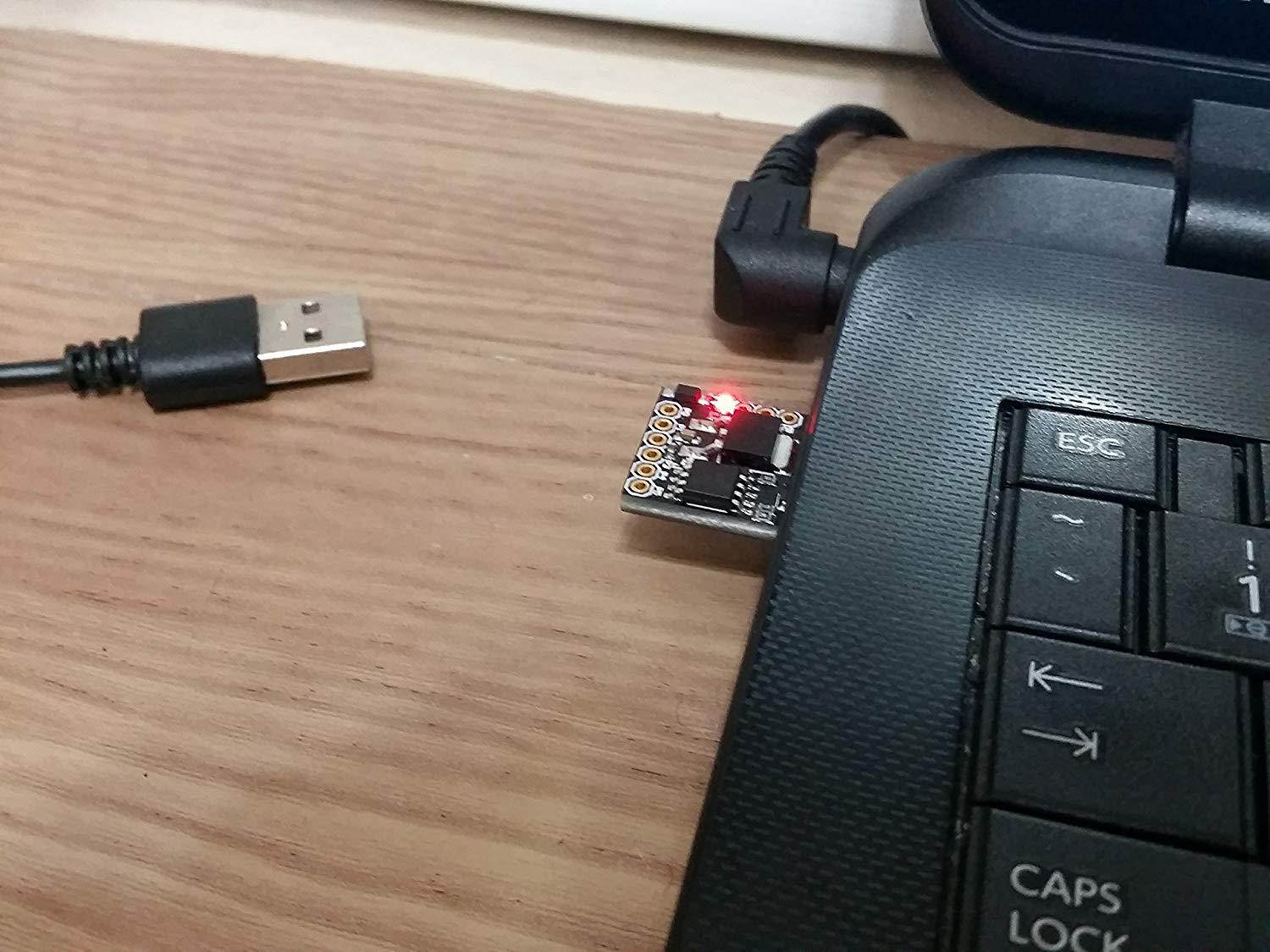 eRCaGuy Programmable Computa Pranksta USB Device/Mouse Jiggler--50 User Settings--Makes Friends Think Their PC is Hacked--Randomly Types Gibberish, Moves Mouse Cursor, and Even Puts PC to Sleep