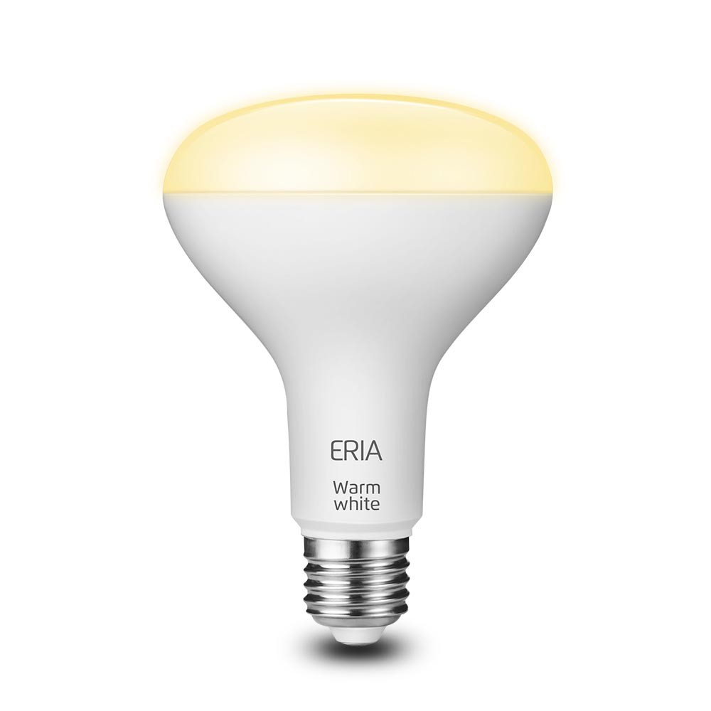 AduroSmart ERIA Soft White Smart Light Bulb BR30 (hub required) Dimmable, works with Alexa/Echo Plus/ Eria / Hue / Google Assistant