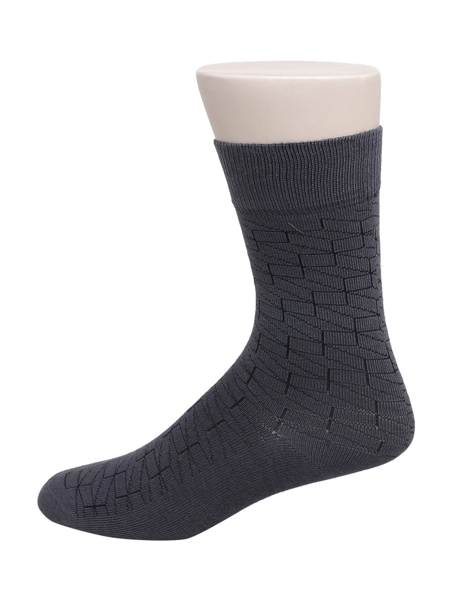 Sokker Multicolor Cotton Geometric Socks - Set of 3