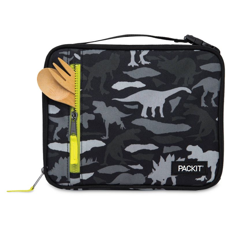 Packit Freezable Classic Lunch Box - Dino Camo Charcoal