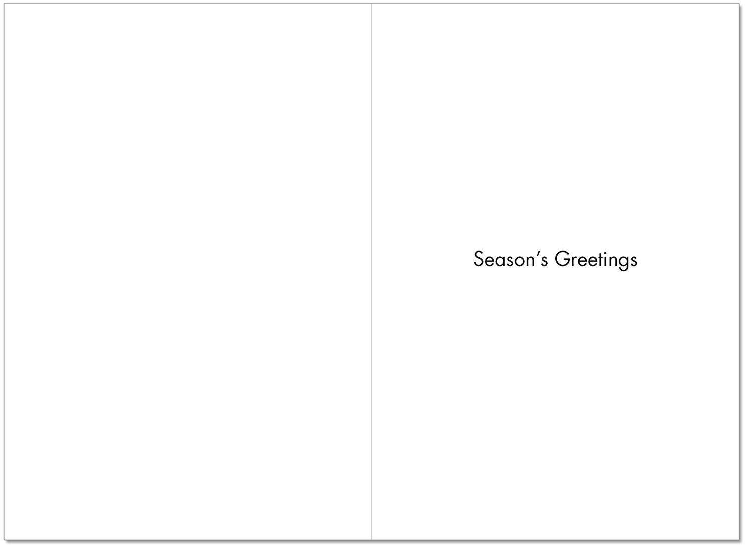 B6036AXSG Box Set of 12 Rockwell Holidays Christmas Greeting Card Vintage Artwork By The Well-Known American Artist Norman Rockwell; with Envelopes