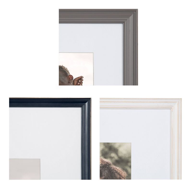5pc Bordeaux Frame Multiple Coastal Finishes Box Set - Kate & Laurel All Things Decor
