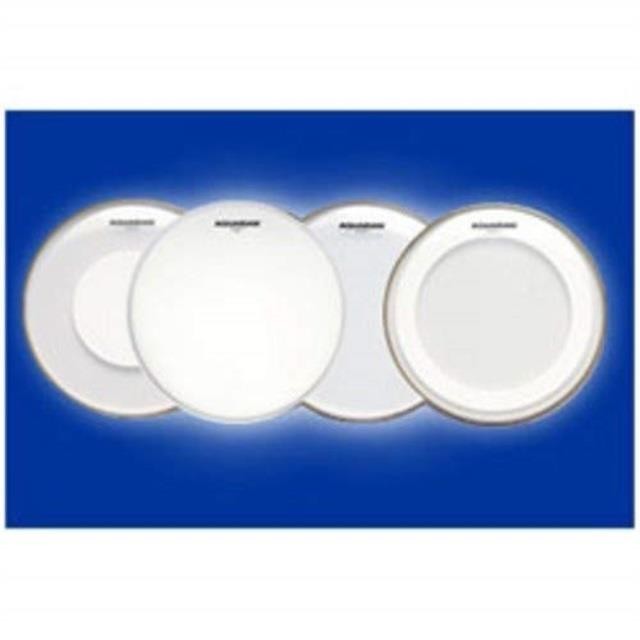 Aquarian Clear Super 2 Drum Head with Studio X Ring Pre Pack (10" 12" 14")