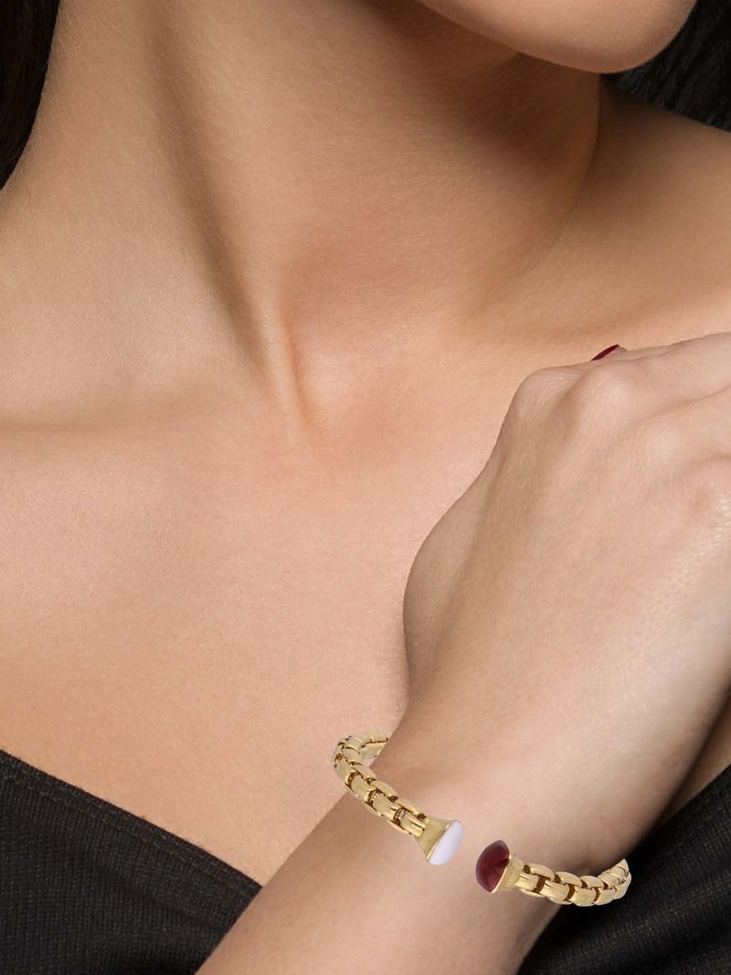 PC Jeweller Piyasha 22 kt Gold Mangalsutra Bracelet