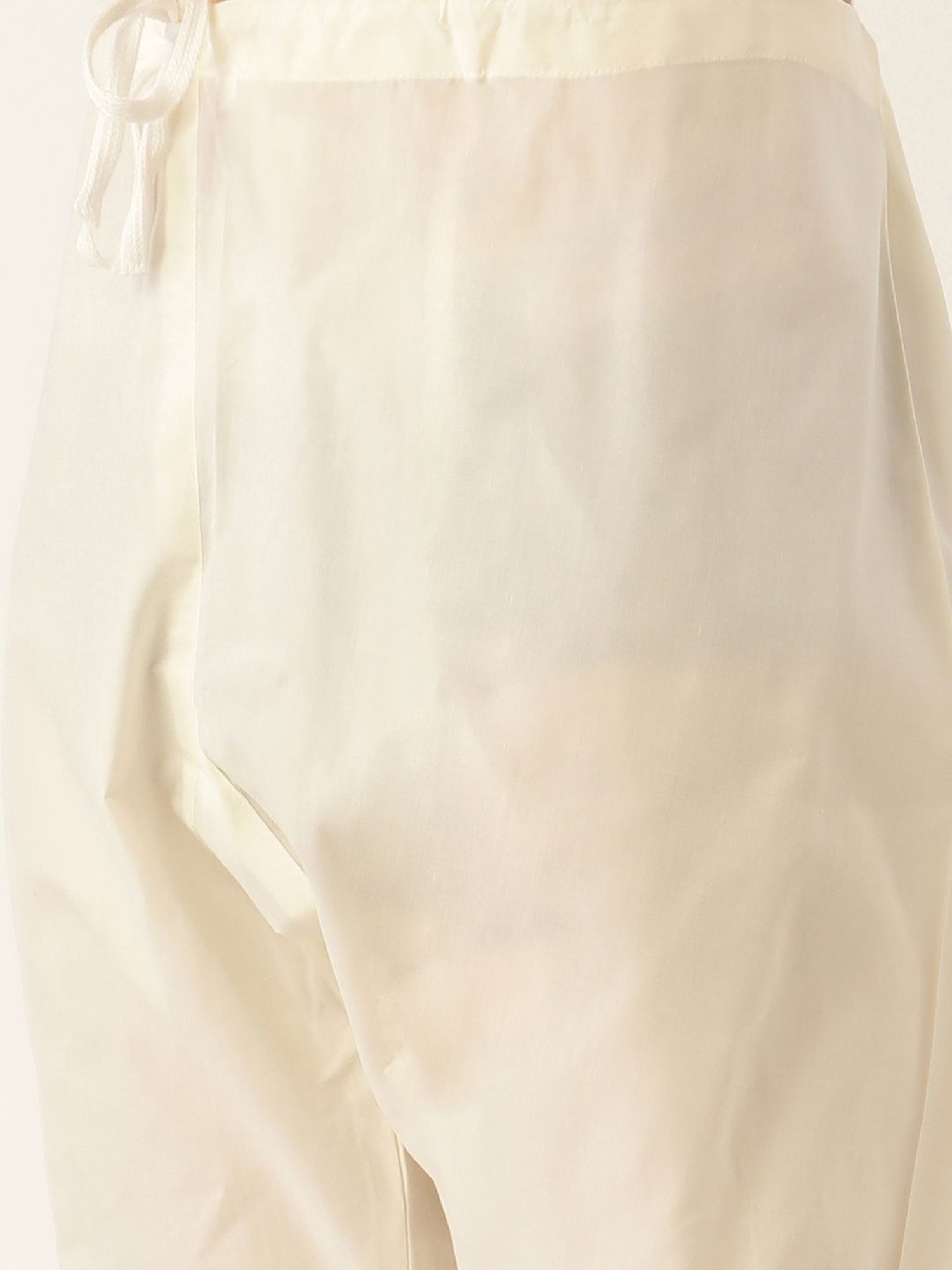 Sojanya Beige Regular Fit Self Pattern Kurta Set With Jacket