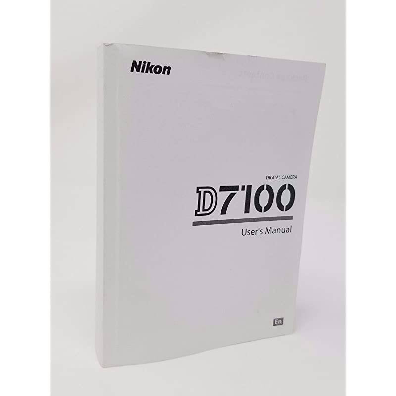 D7100 Digital Camera Users Instruction Manual