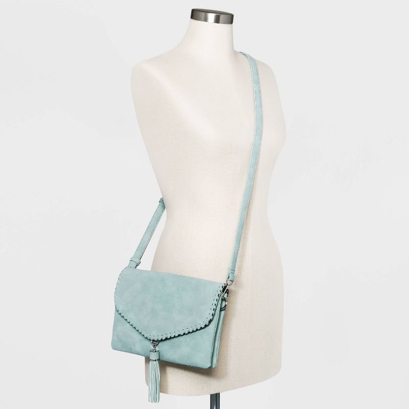 VR NYC Magnetic Closure Crossbody Bag - Green