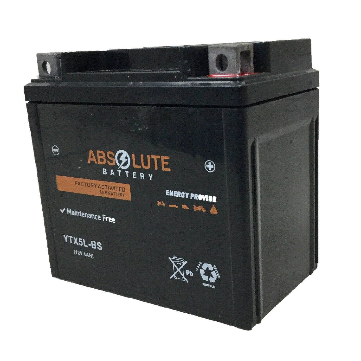 New YTX5L-BS Replacement Battery for Honda 450 TRX450ER TRX450R 2006-2013 ATV