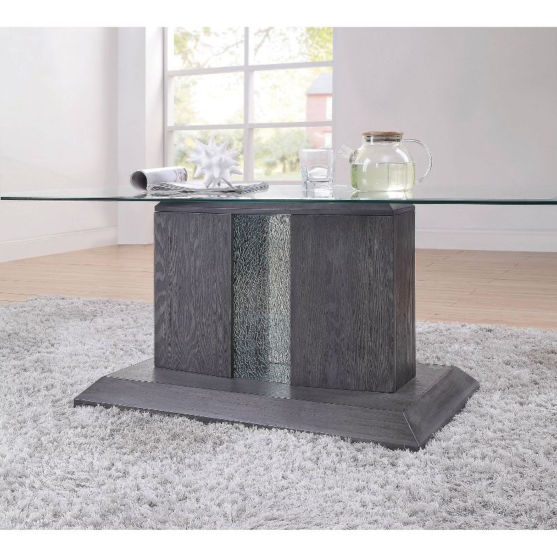 2pc Danziger Coffee Table Set Gray - miBasics