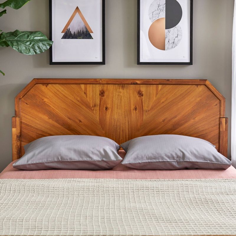 Queen Monty Bed Oak - Lifestorey