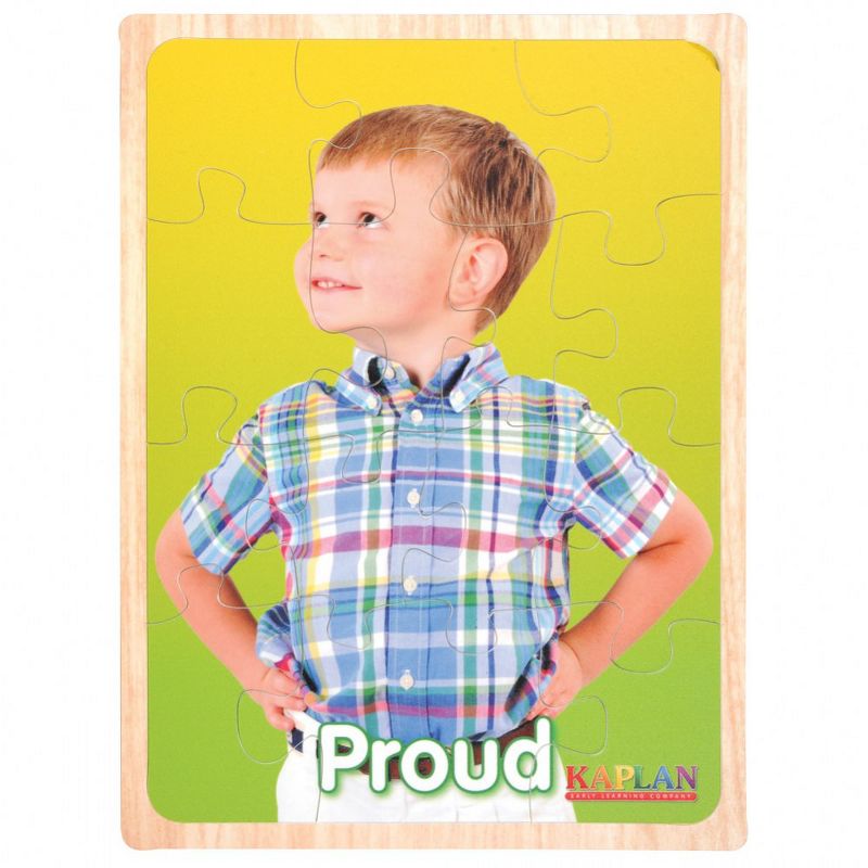 Kaplan Early Learning Photo Real Emotions Puzzles of Children - Set of 8