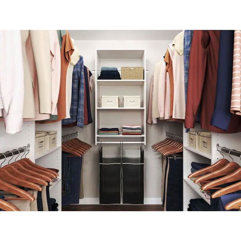 Home Basics Storage Closet with Shelving