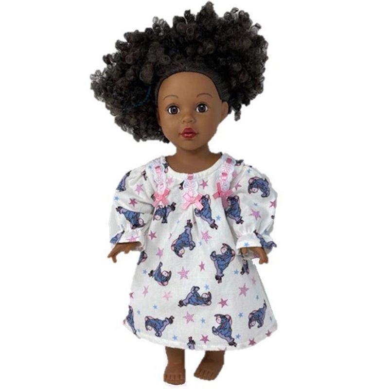 The Queen's Treasures Little House on the Prairie Green Calico Dress, Bonnet & Apron for 18" American Girl Dolls