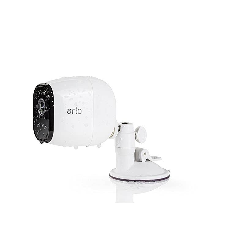 Smart Adjustable Indoor/Outdoor Security Suction Cup Wall Mount Compatible with Arlo, Arlo Pro/Pro 2/Pro 3/Pro 4, Arlo Ultra/Ultra 2, and Other Compatible Models (2 Pack, Black)