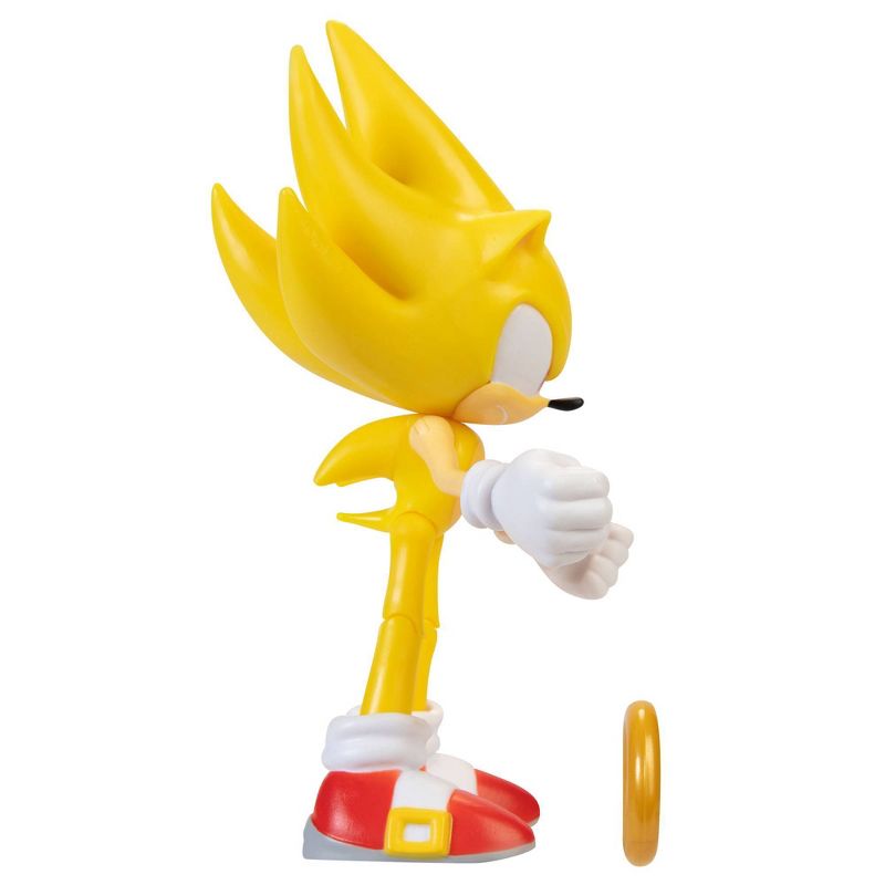 Modern Super Sonic the Hedgehog with Super Ring