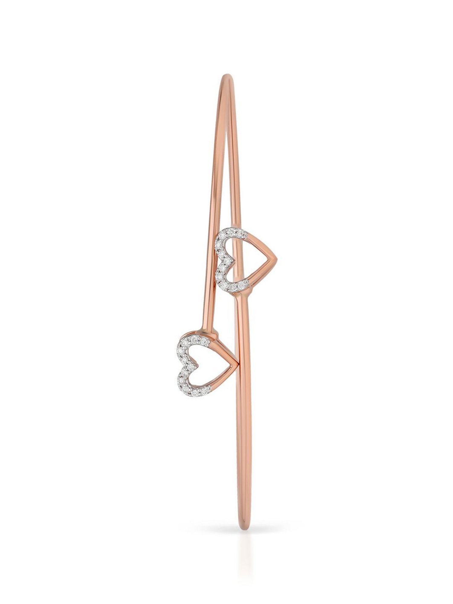 Candere by Kalyan Jewellers BIS Hallmark 18K Yellow Gold and Certified Diamonds Bracelet