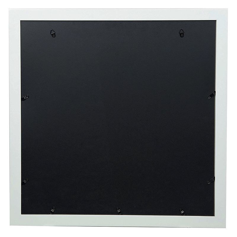 18" x 18" Wide Double Matted to 8" x 10" Frame White - Gallery Solutions