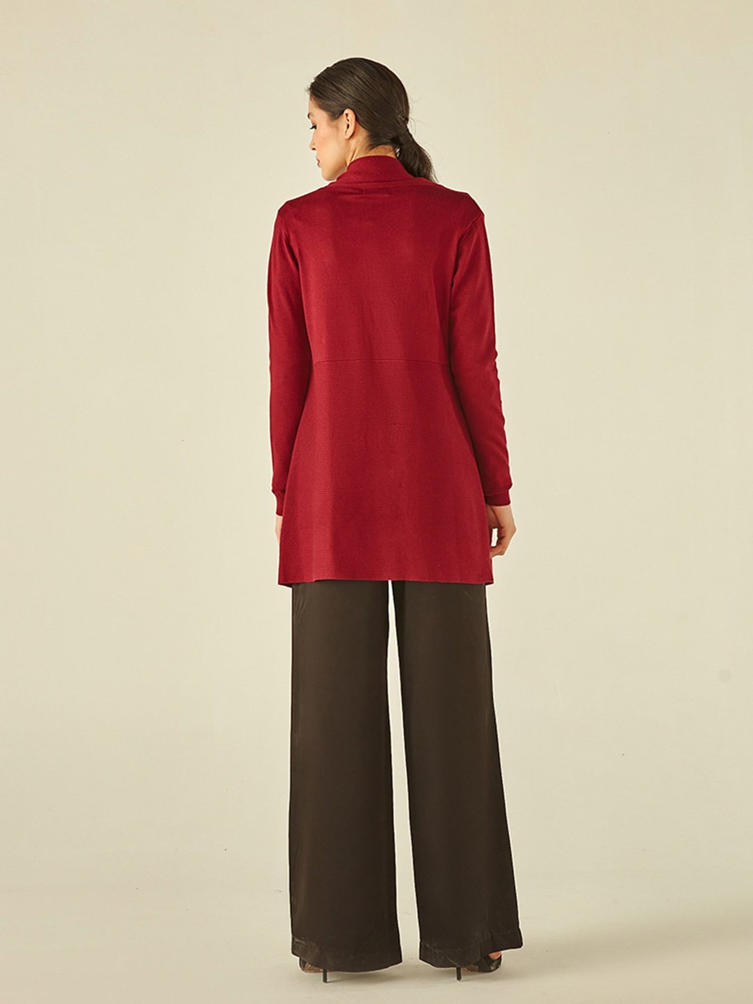 Cover Story Maroon Shrug