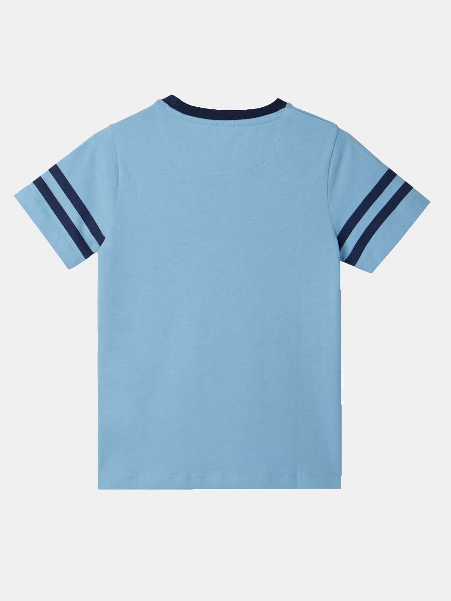 The Souled Store Kids Blue Cotton Printed T-Shirt