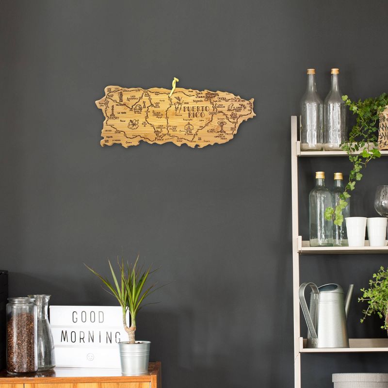 Totally Bamboo Destination Puerto Rico Serving and Cutting Board