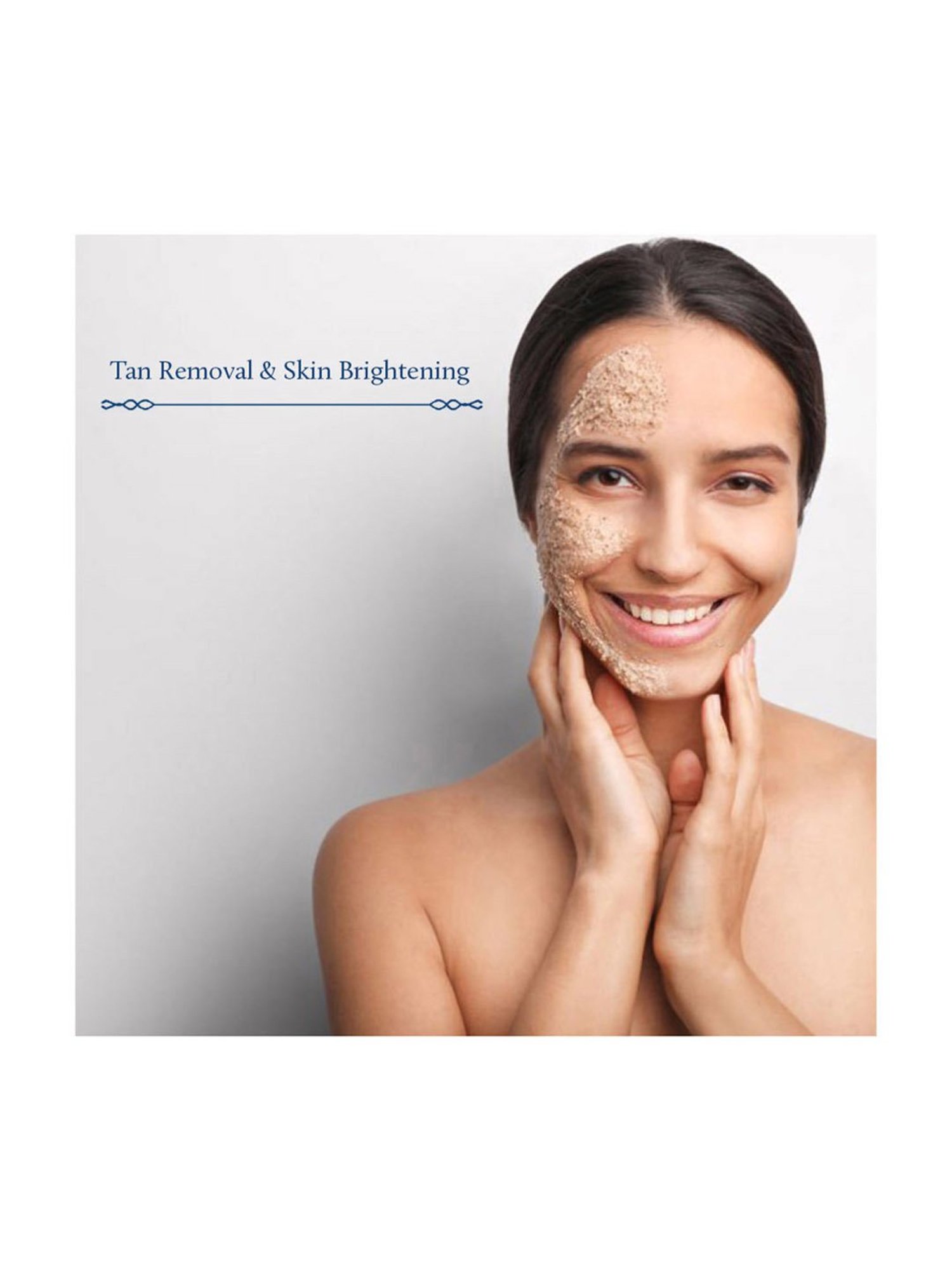 Blue Nectar Shubhr Ayurvedic Kumkumadi Brightening Face Scrub for Men & Women - 50 gm