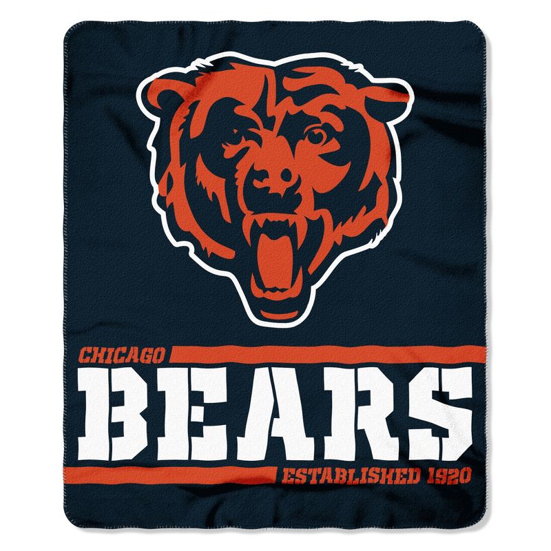 The Northwest Company Chicago Bears Fleece Throw , Blue